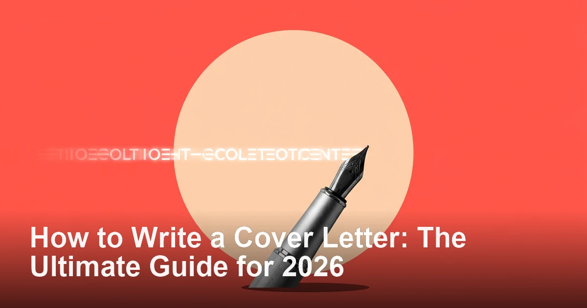 How to Write a Cover Letter: The Ultimate Guide for 2026